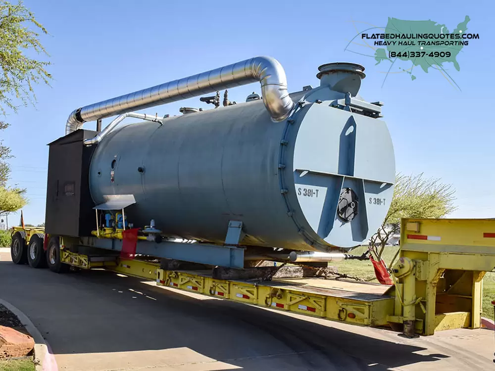 Heavy Haulers for industrial boiler transport