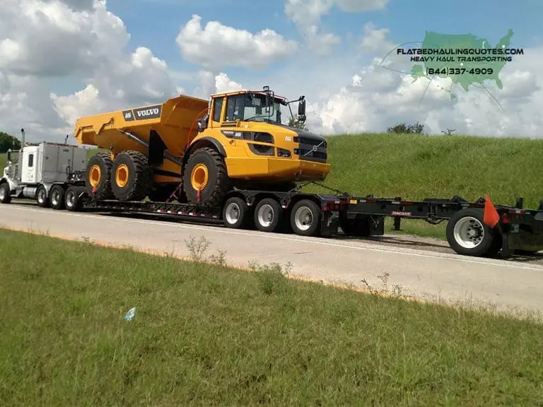 flatbed trailer hauling services