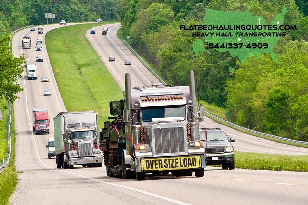 Heavy Equipment Transport,, Step Deck Trucking Companies, Flatbed Trucking Companies, Heavy Equipment Movers