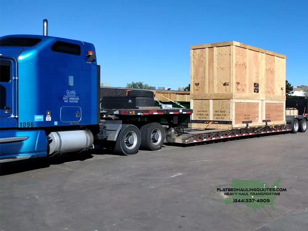 Heavy Hauler Transport Crates, Flatbed Trucking Companies, Trucking Company Near Me, heavy equipment transport truck, heavy flatbed transport truck, heavy freight hauler