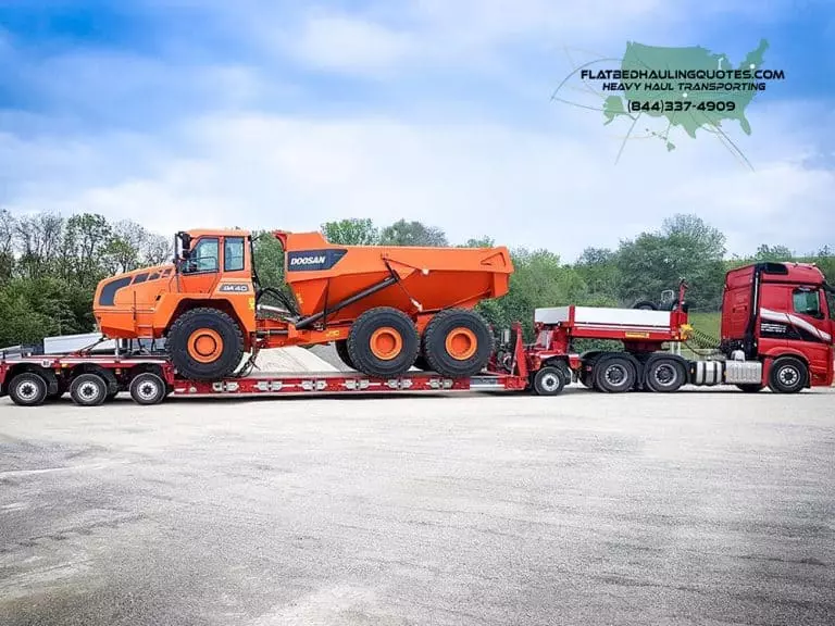 California to Washington Heavy Equipment Shipping