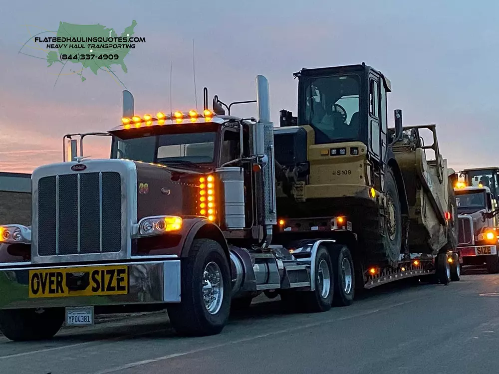 Colorado to Arizona heavy equipment hauler