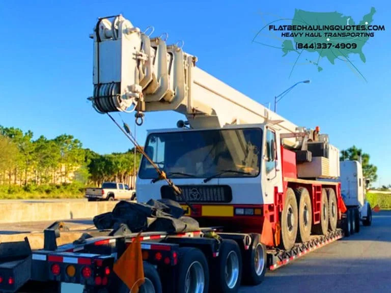 heavy haul crane tranportation