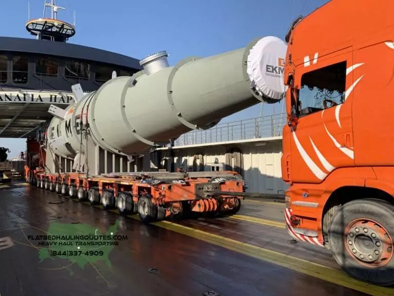 shipping mining equipment