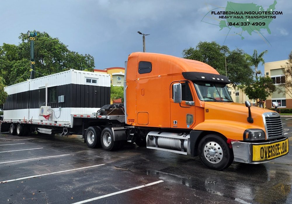 flatbed truck transport